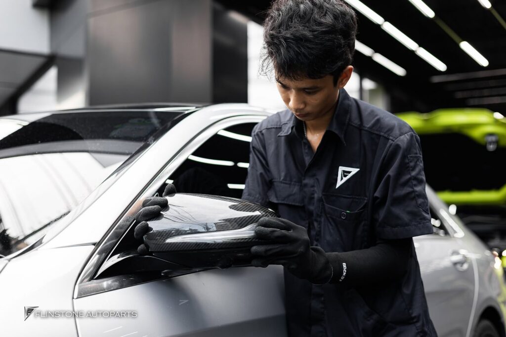 Mercedes-Benz W222 S-Class USUS Autoclave Carbon Side Mirror