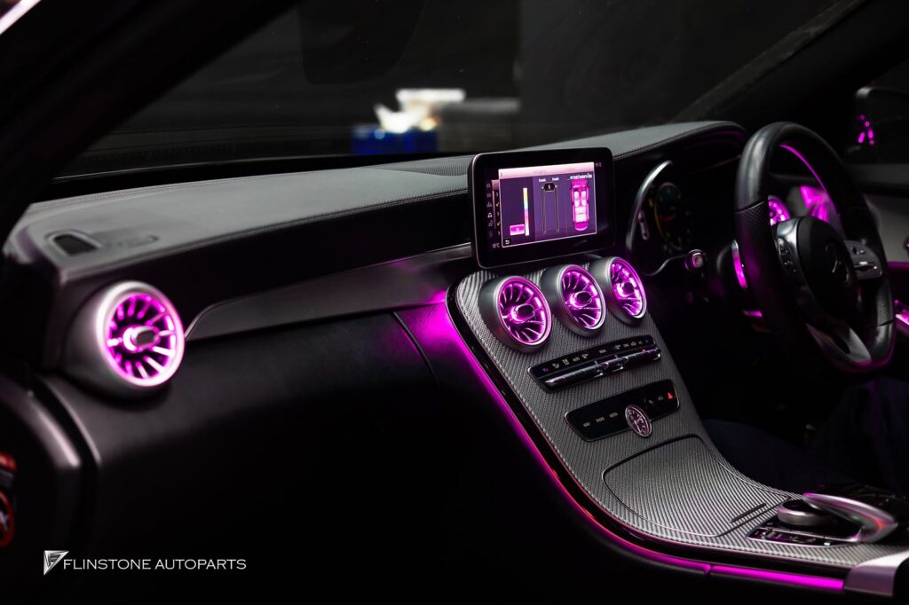 Mercedes-Benz W205 C205 C-Class 2024 LED Turbine Airvent