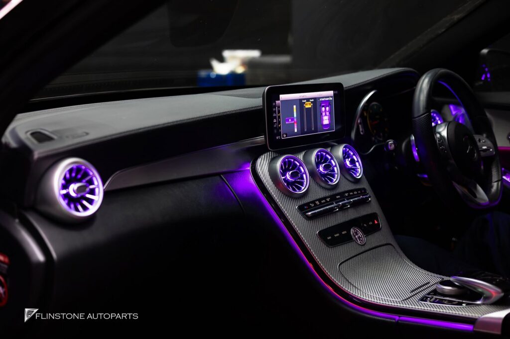 Mercedes-Benz W205 C205 C-Class 2024 LED Turbine Airvent