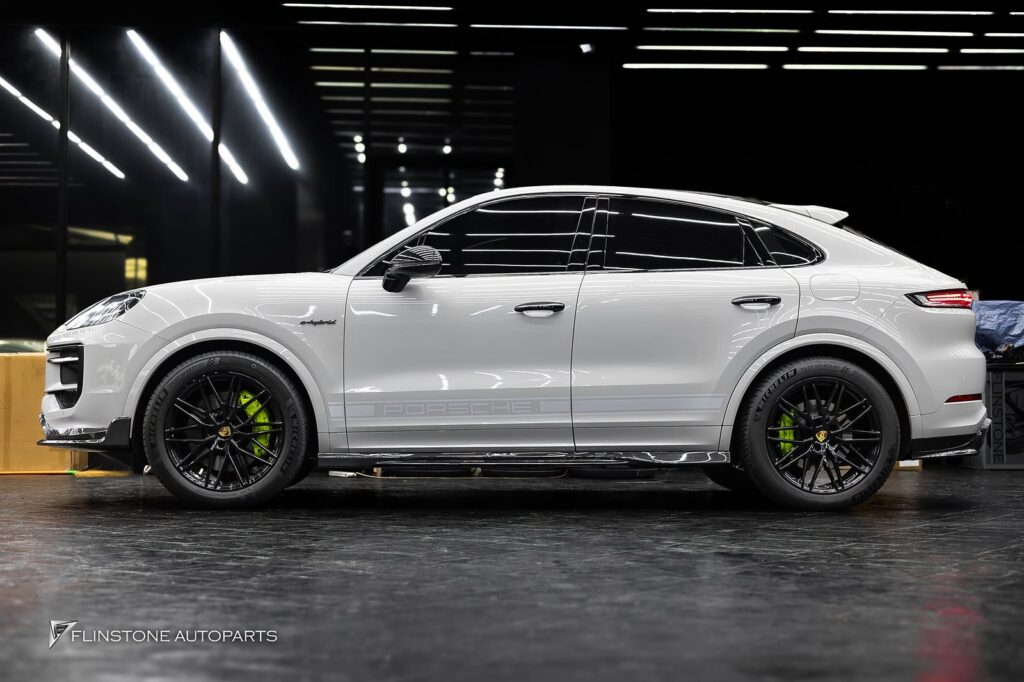 PORSCHE Cayenne 9Y0.2 USUS Autoclave Carbon Fiber Front Lip V.2 + TAKD Design Carbon F