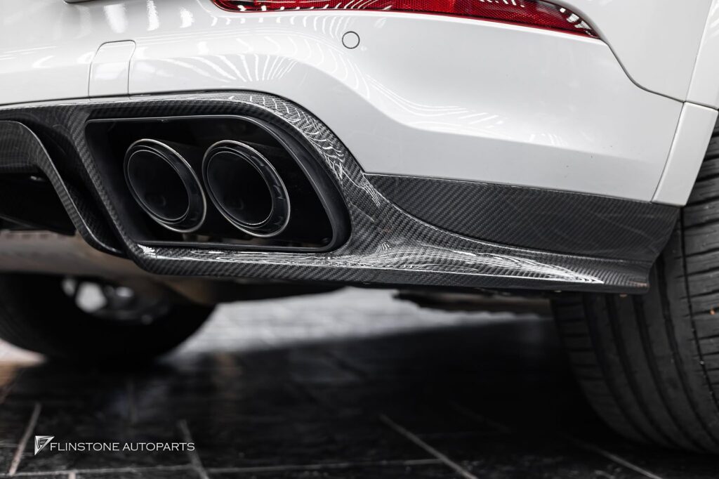 PORSCHE Cayenne 9Y0.2 USUS Autoclave Carbon Fiber Front Lip V.2 + TAKD Design Carbon F