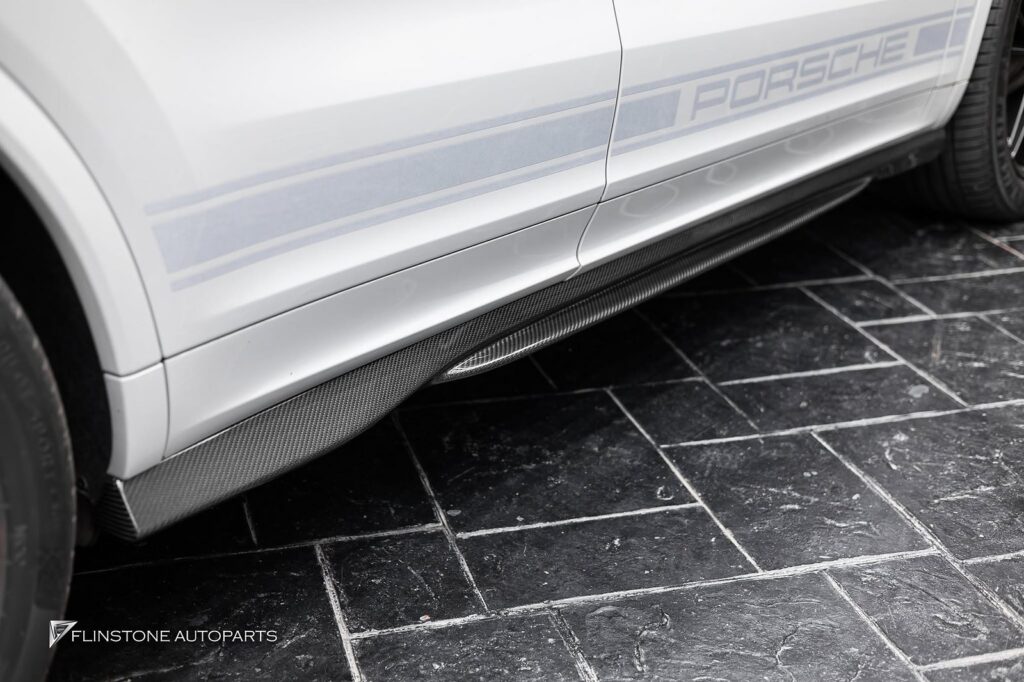 PORSCHE Cayenne 9Y0.2 USUS Autoclave Carbon Fiber Front Lip V.2 + TAKD Design Carbon F
