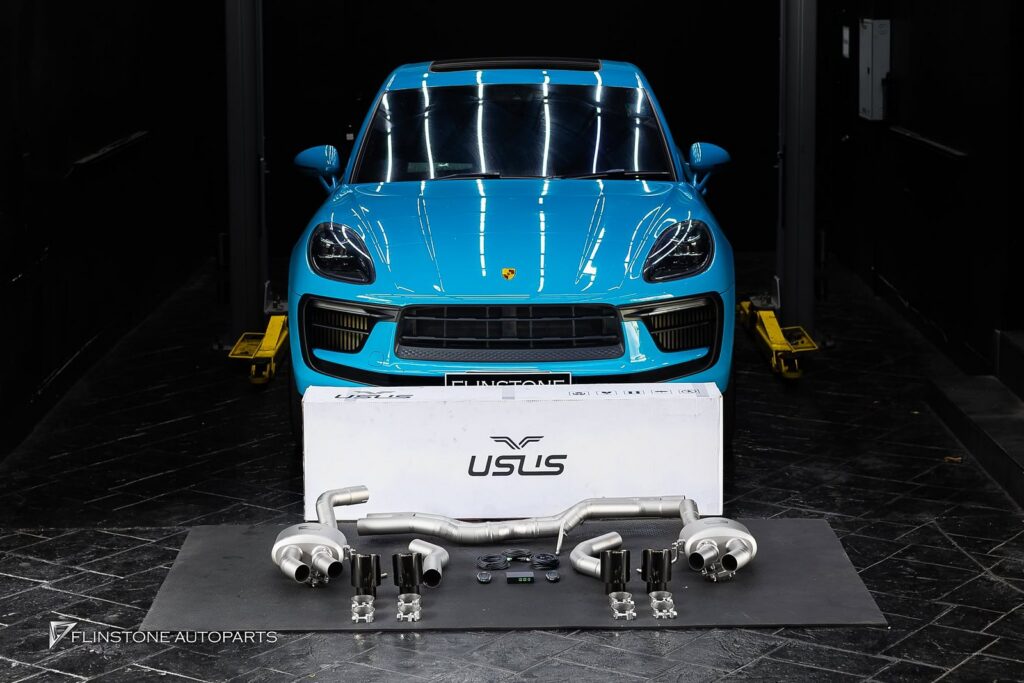 PORSCHE MACAN lighter: Titanium Material (Titanium) lighter than stainless steel exhaust