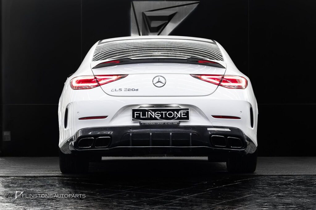 Mercedes-Benz C257 CLS-Class Coupe GTs Carbon Fiber Side Skirt Cover + LB Carbon Fiber Side
