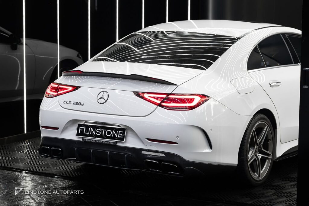 Mercedes-Benz C257 CLS-Class Coupe GTs Carbon Fiber Side Skirt Cover + LB Carbon Fiber Side
