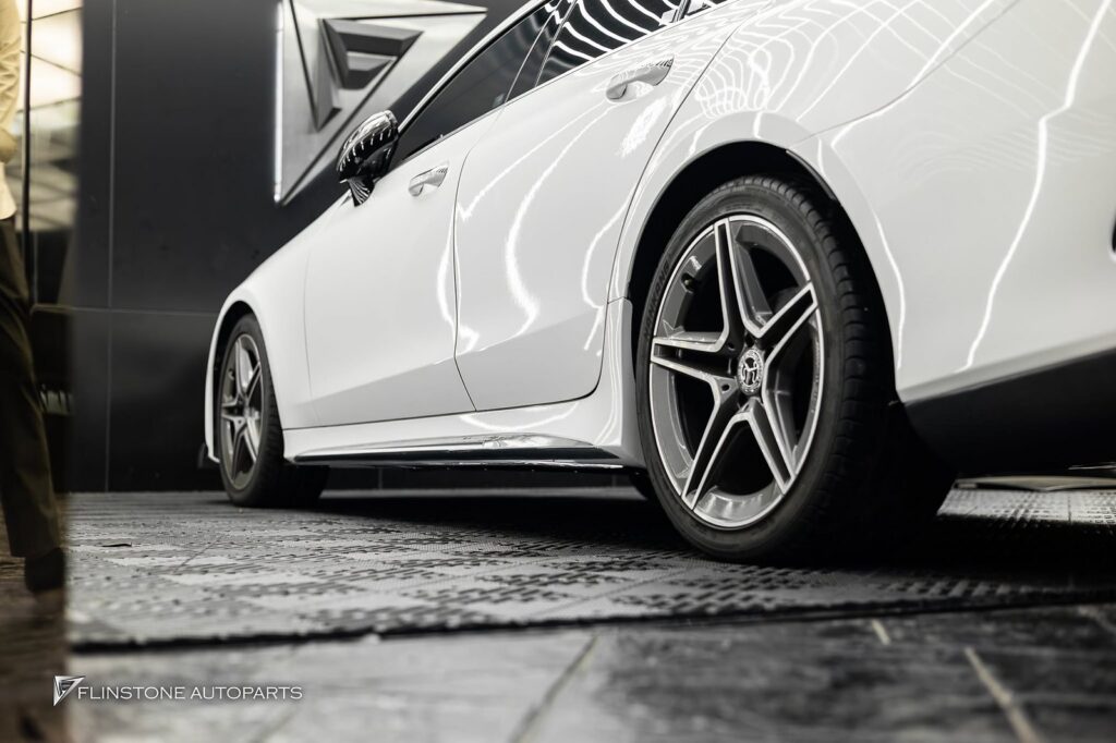 Mercedes-Benz C257 CLS-Class Coupe GTs Carbon Fiber Side Skirt Cover + LB Carbon Fiber Side