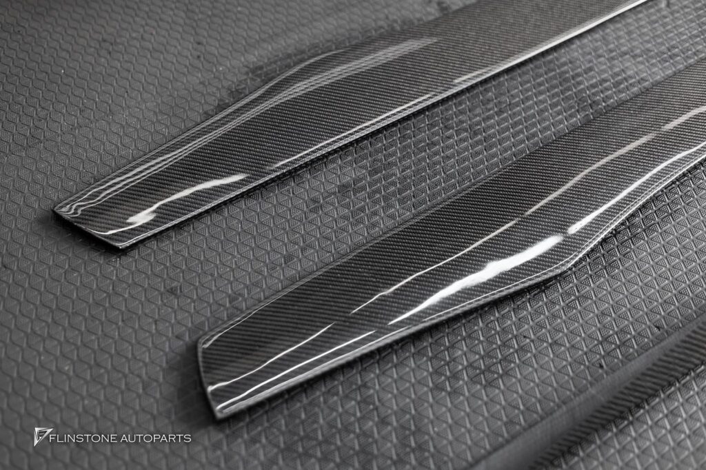 Mercedes-Benz C257 CLS-Class Coupe GTs Carbon Fiber Side Skirt Cover + LB Carbon Fiber Side