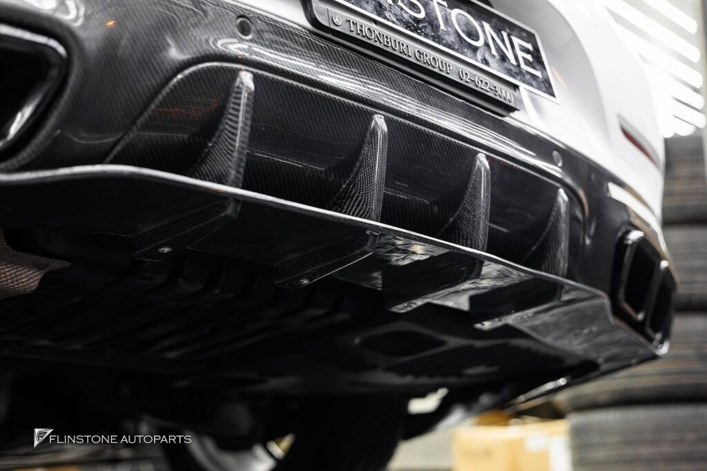 Mercedes-Benz C257 CLS-Class Coupe GTs Carbon Fiber Side Skirt Cover + LB Carbon Fiber Side