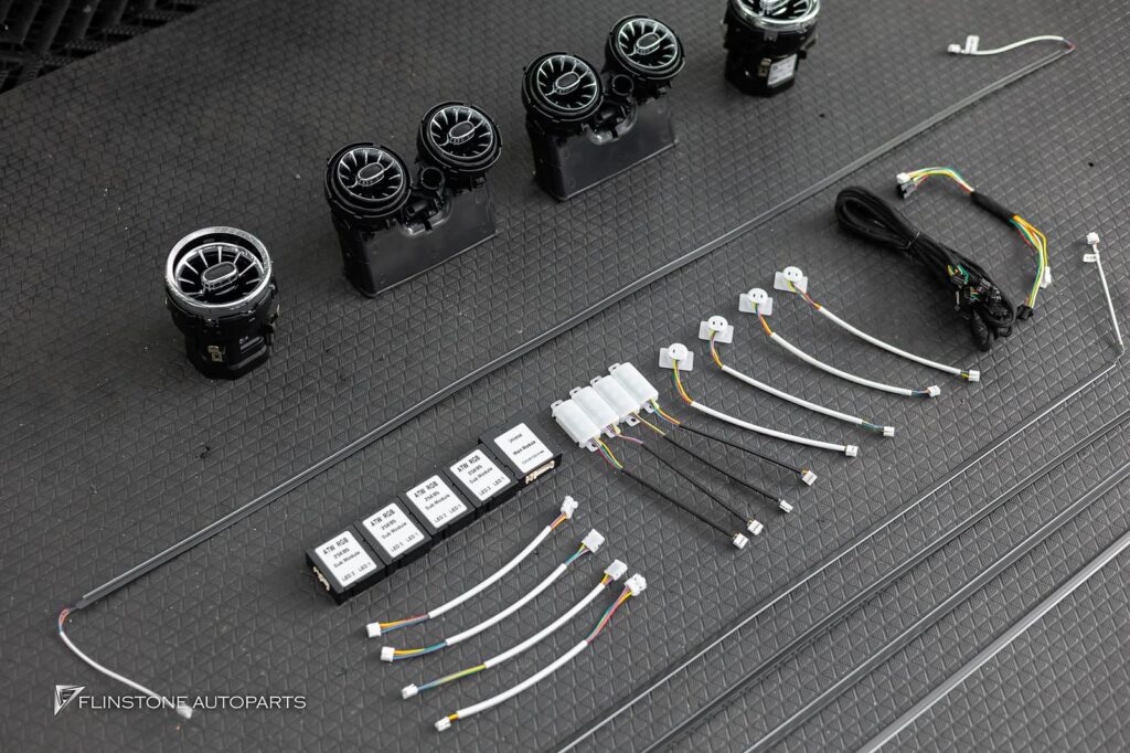 Mercedes-Benz SLS – AMG GT Ambient Light System + LED Turbine Airvent