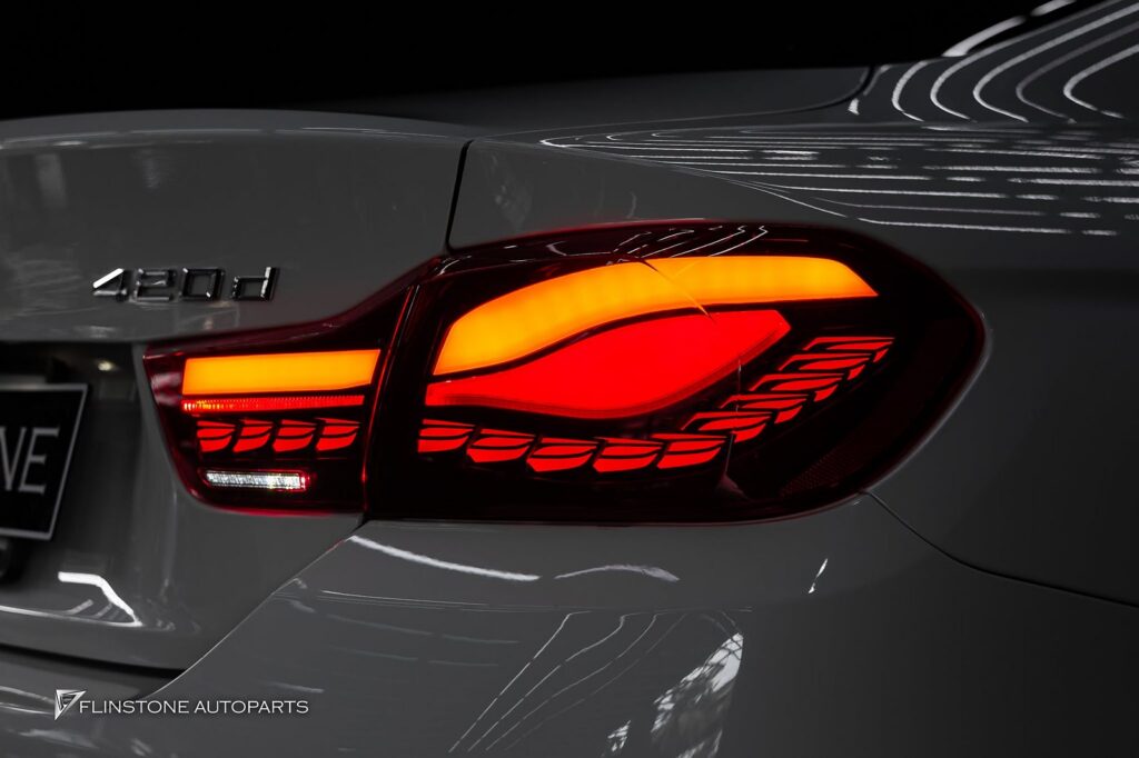 F32-F33-F36 BMW 4 Series เปลี่ยนลุคท้ายรถให้ดูโมเดิร์นและดุดันด้วยไฟท้าย OLED สำหรับ BMW