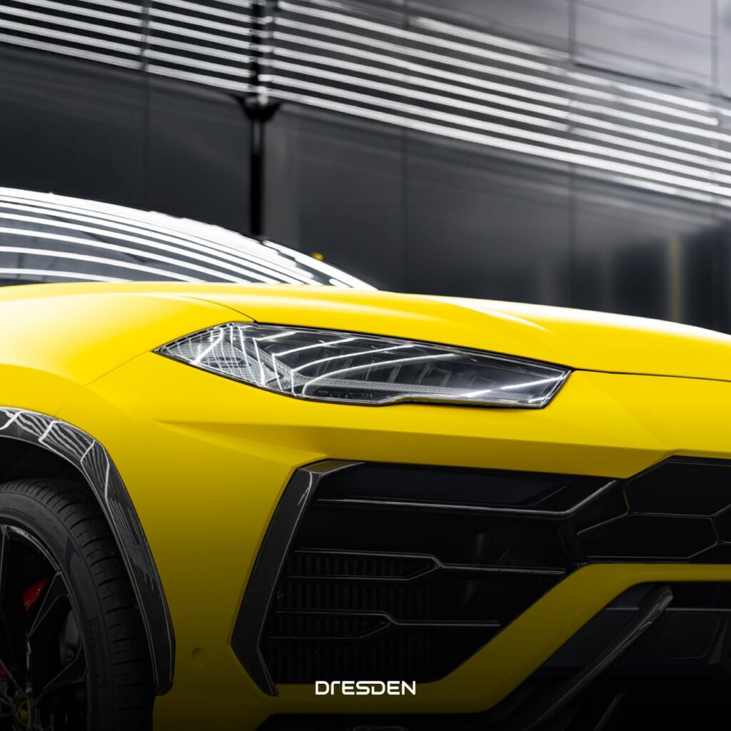 LAMBORGHINI URUS Unleash the Matt Yellow Beast