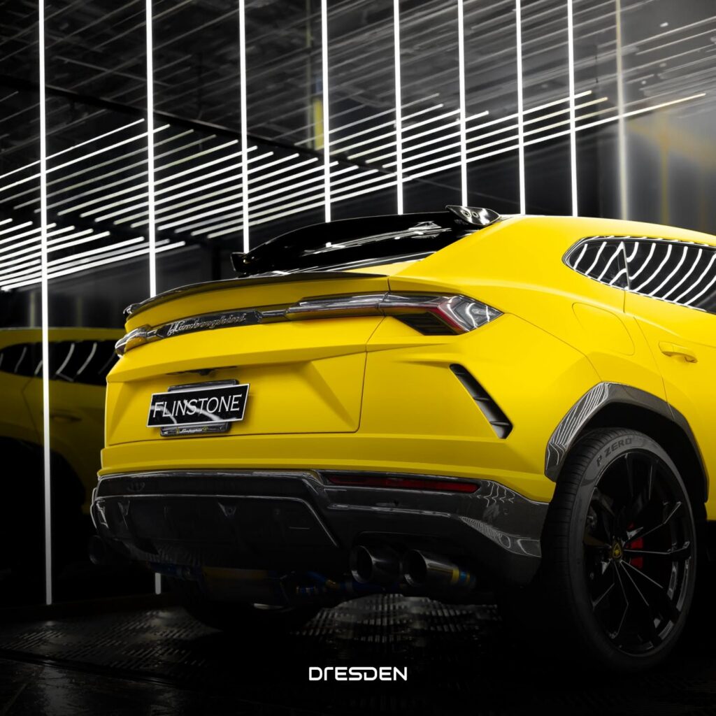 LAMBORGHINI URUS Unleash the Matt Yellow Beast