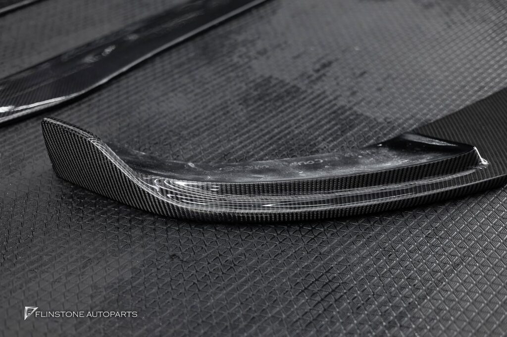 Mercedes-Benz C238 E-Class Coupe GTs Carbon Fiber Front Lip + GTs Carbon Fiber Side Skirt