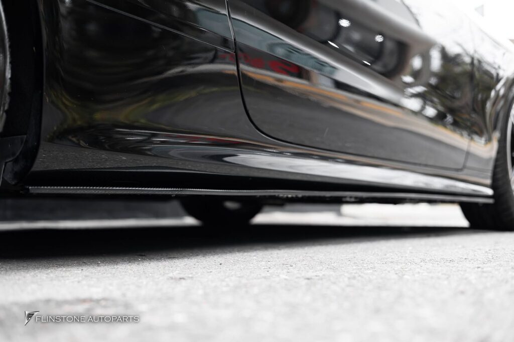 Mercedes-Benz C238 E-Class Coupe GTs Carbon Fiber Front Lip + GTs Carbon Fiber Side Skirt