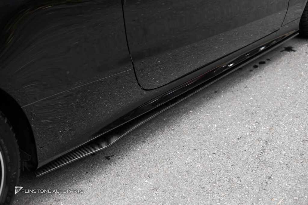Mercedes-Benz C238 E-Class Coupe GTs Carbon Fiber Front Lip + GTs Carbon Fiber Side Skirt