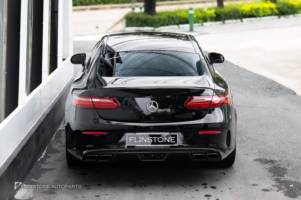 Mercedes-Benz C238 E-Class Coupe GTs Carbon Fiber Front Lip + GTs Carbon Fiber Side Skirt
