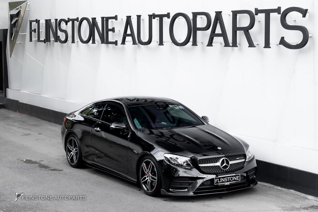 Mercedes-Benz C238 E-Class Coupe GTs Carbon Fiber Front Lip + GTs Carbon Fiber Side Skirt