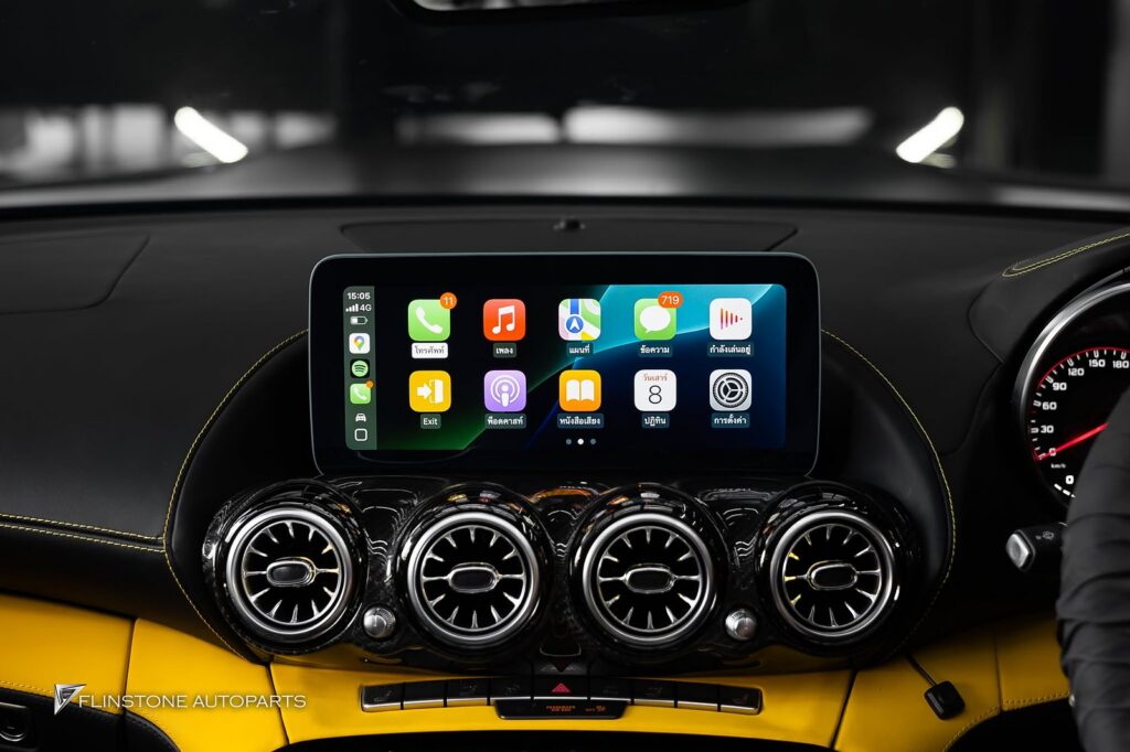 Mercedes-Benz SLS – AMG GT จอ Android ใหม่ (Touch Screen): หน้าจอขนาดใหญ่ขึ้น คมชัดกว่าเดิม