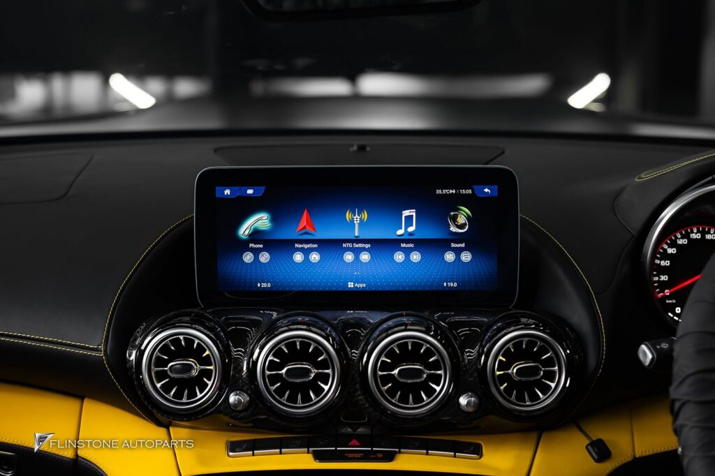 Mercedes-Benz SLS – AMG GT จอ Android ใหม่ (Touch Screen): หน้าจอขนาดใหญ่ขึ้น คมชัดกว่าเดิม