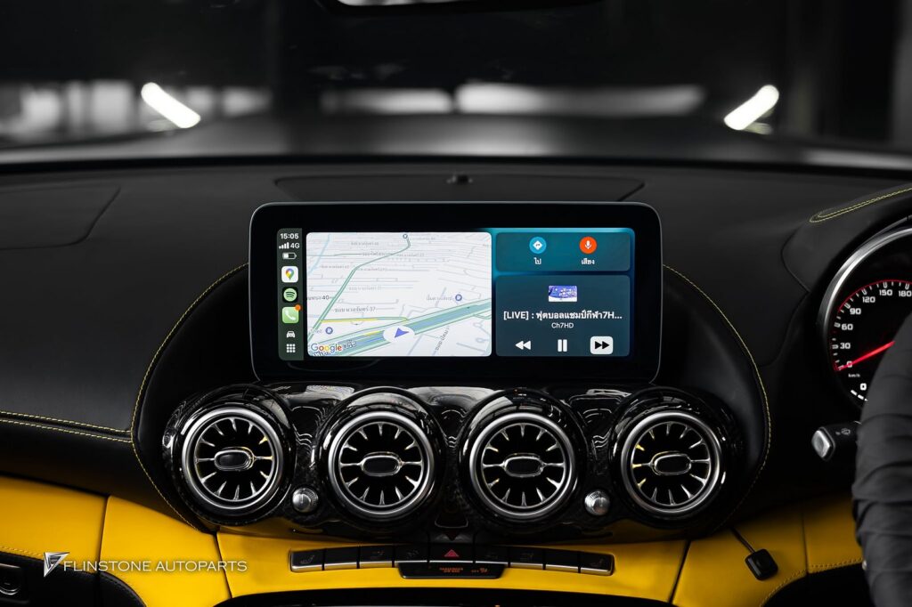 Mercedes-Benz SLS – AMG GT จอ Android ใหม่ (Touch Screen): หน้าจอขนาดใหญ่ขึ้น คมชัดกว่าเดิม