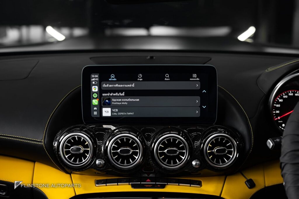 Mercedes-Benz SLS – AMG GT จอ Android ใหม่ (Touch Screen): หน้าจอขนาดใหญ่ขึ้น คมชัดกว่าเดิม