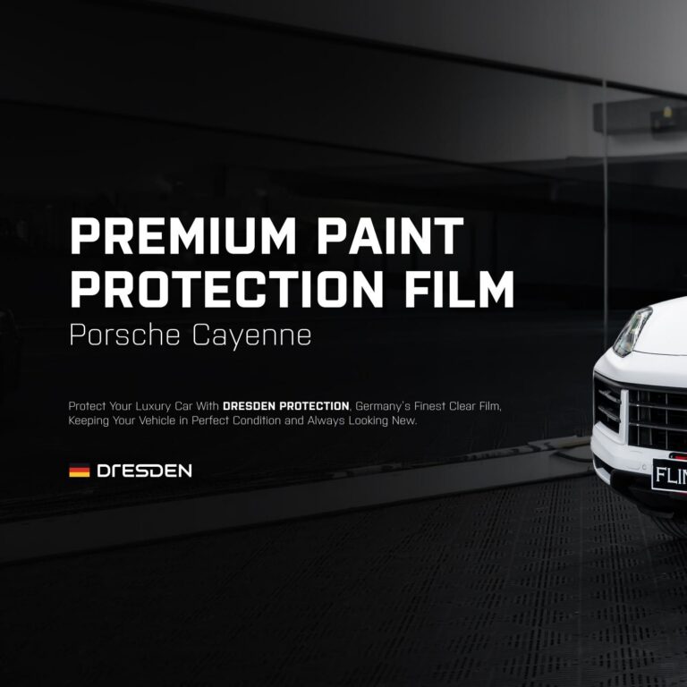 PORSCHE Cayenne 9Y0.2 คุณภาพ: ฟิล์ม PPF เกรดพรีเมียม Self-Healing ที่ออกแบบมาเพื่อปกป้