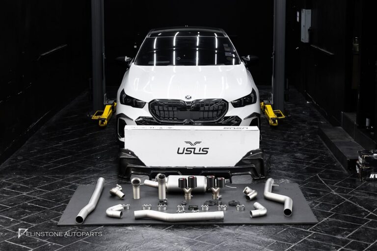 BMW i5 G60 TAKD Design Carbon Fiber Rear Diffuser + USUS Titanium Exhaust