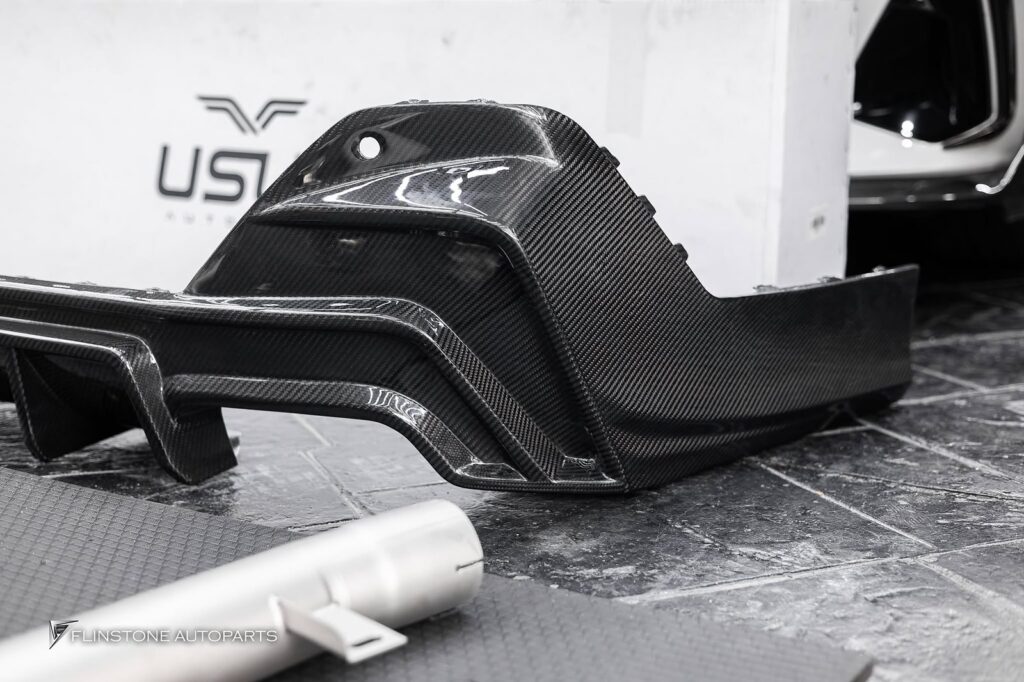 BMW i5 G60 TAKD Design Carbon Fiber Rear Diffuser + USUS Titanium Exhaust