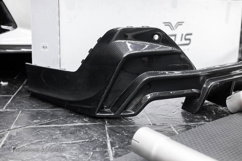 BMW i5 G60 TAKD Design Carbon Fiber Rear Diffuser + USUS Titanium Exhaust