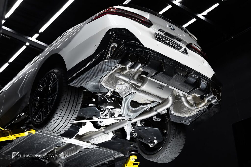 BMW i5 G60 USUS Titanium Exhaust + TAKD Carbon Rear Diffuser