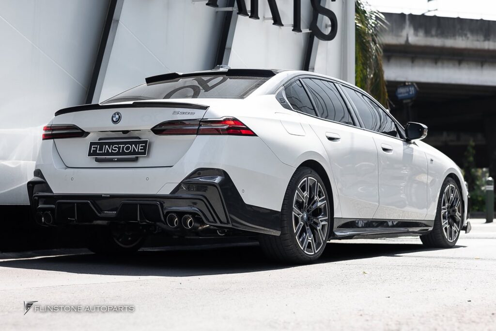BMW i5 G60 USUS Titanium Exhaust + TAKD Carbon Rear Diffuser