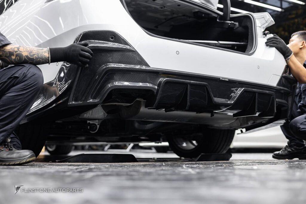 BMW i5 G60 USUS Titanium Exhaust + TAKD Carbon Rear Diffuser