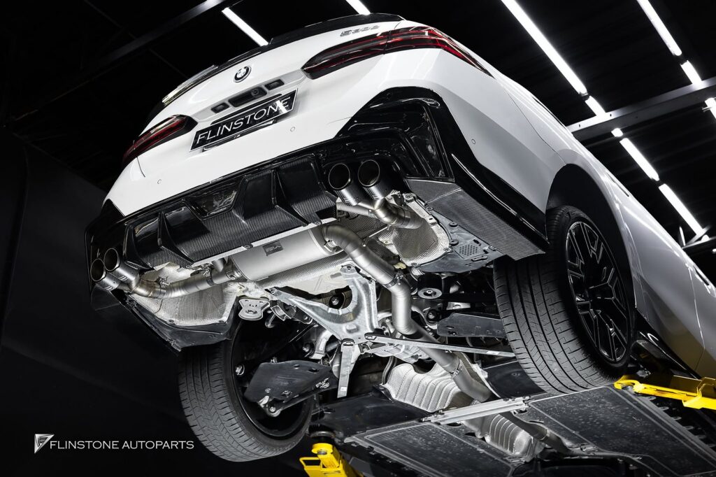 BMW i5 G60 USUS Titanium Exhaust + TAKD Carbon Rear Diffuser