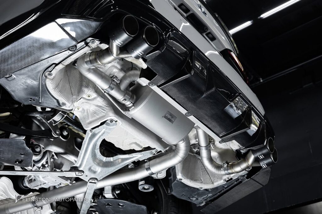 BMW i5 G60 USUS Titanium Exhaust + TAKD Carbon Rear Diffuser