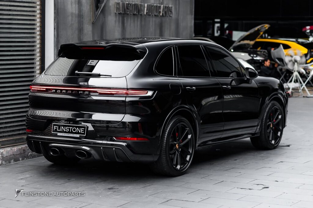PORSCHE Cayenne year 2010 in the style of TURBO GT 2025 of this car from every angle