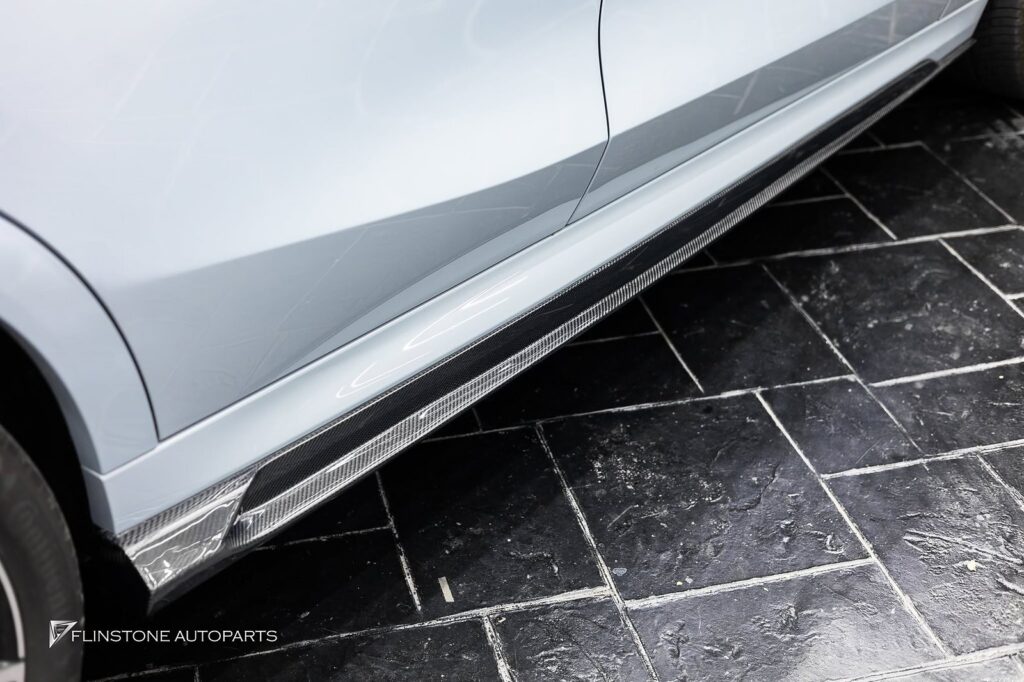 BMW X6 G06 GTs Carbon Fiber Front Lip + GTs Carbon Fiber Side Skirt