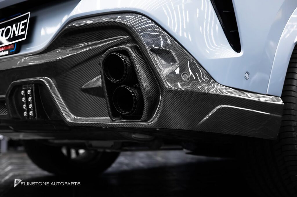 BMW X6 G06 GTs Carbon Fiber Front Lip + GTs Carbon Fiber Side Skirt