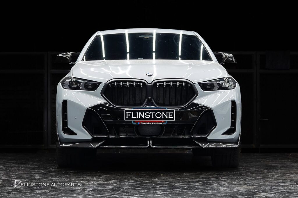 BMW X6 G06 GTs Carbon Fiber Front Lip + GTs Carbon Fiber Side Skirt