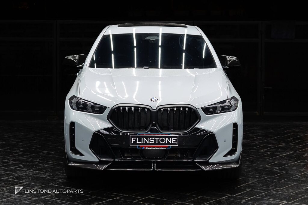 BMW X6 G06 GTs Carbon Fiber Front Lip + GTs Carbon Fiber Side Skirt