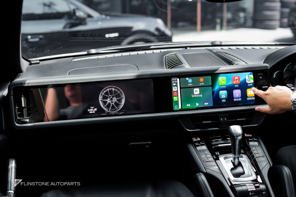 PORSCHE Cayenne 958 big full-view screen Touch Screen: sharp screen beautiful easy to use with