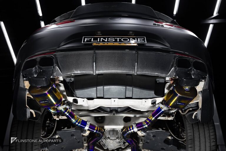 Mercedes-Benz C217 S-Class Coupe USUS Titanium Exhaust ชุดใหญ่รวม Downpipe พร้อมจูน Stage 2