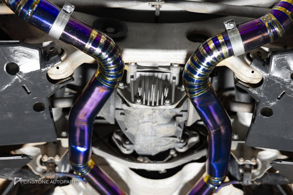 Mercedes-Benz C217 S-Class Coupe USUS Titanium Exhaust big set including Downpipe with Tuning Stage 2