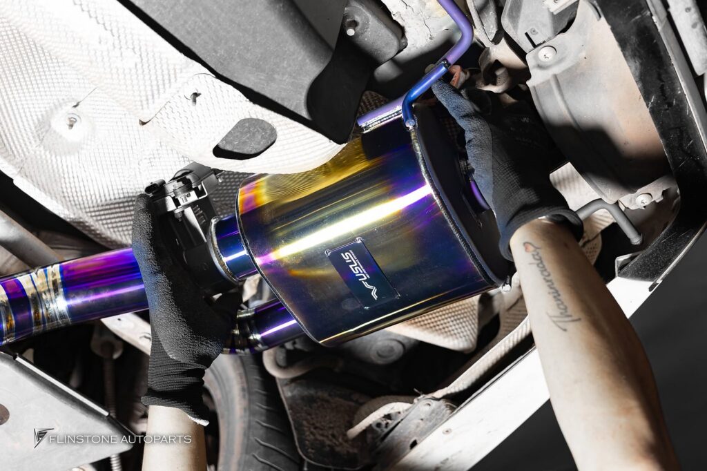 Mercedes-Benz C217 S-Class Coupe USUS Titanium Exhaust big set including Downpipe with Tuning Stage 2
