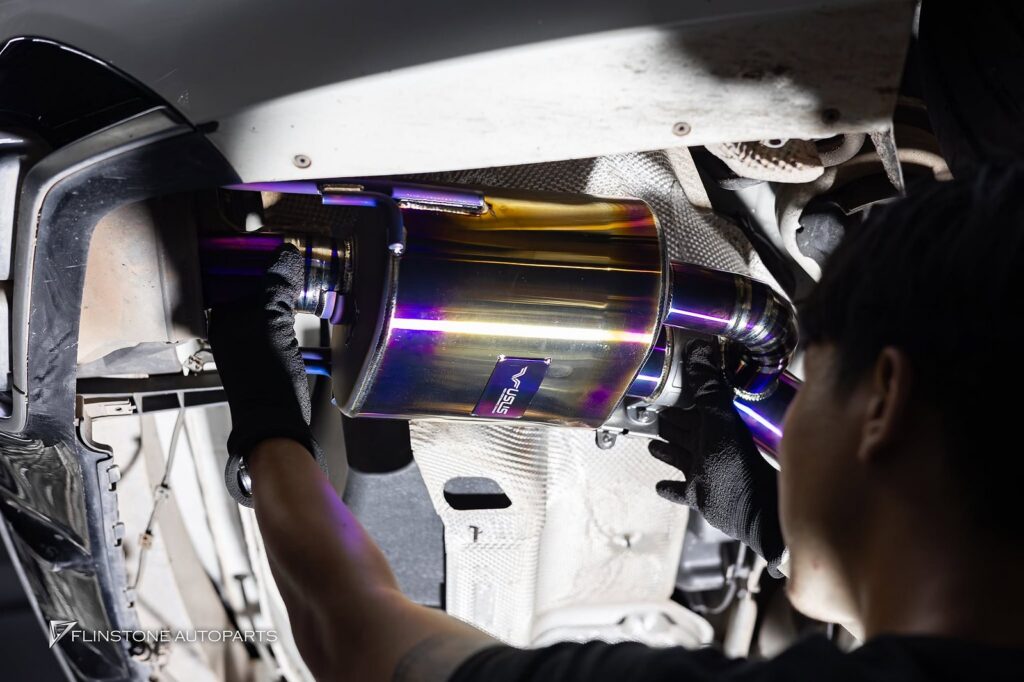 Mercedes-Benz C217 S-Class Coupe USUS Titanium Exhaust big set including Downpipe with Tuning Stage 2