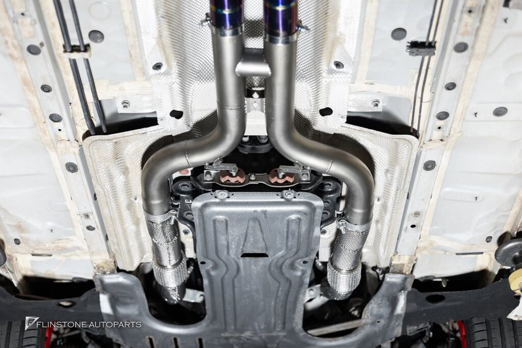 Mercedes-Benz C217 S-Class Coupe USUS Titanium Exhaust big set including Downpipe with Tuning Stage 2
