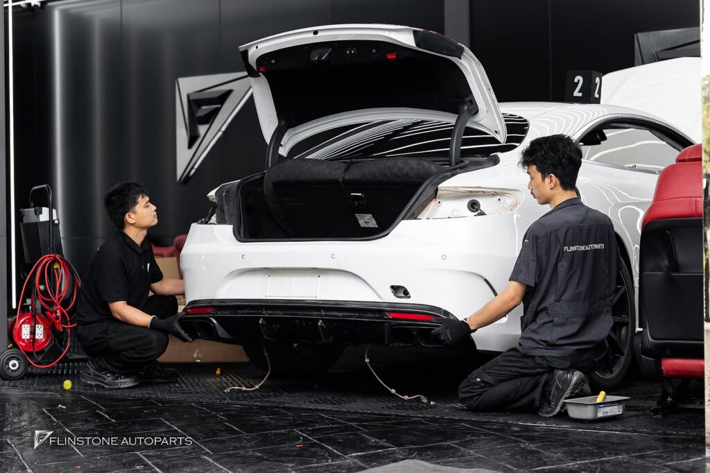 Mercedes-Benz C217 S-Class Coupe USUS Titanium Exhaust big set including Downpipe with Tuning Stage 2