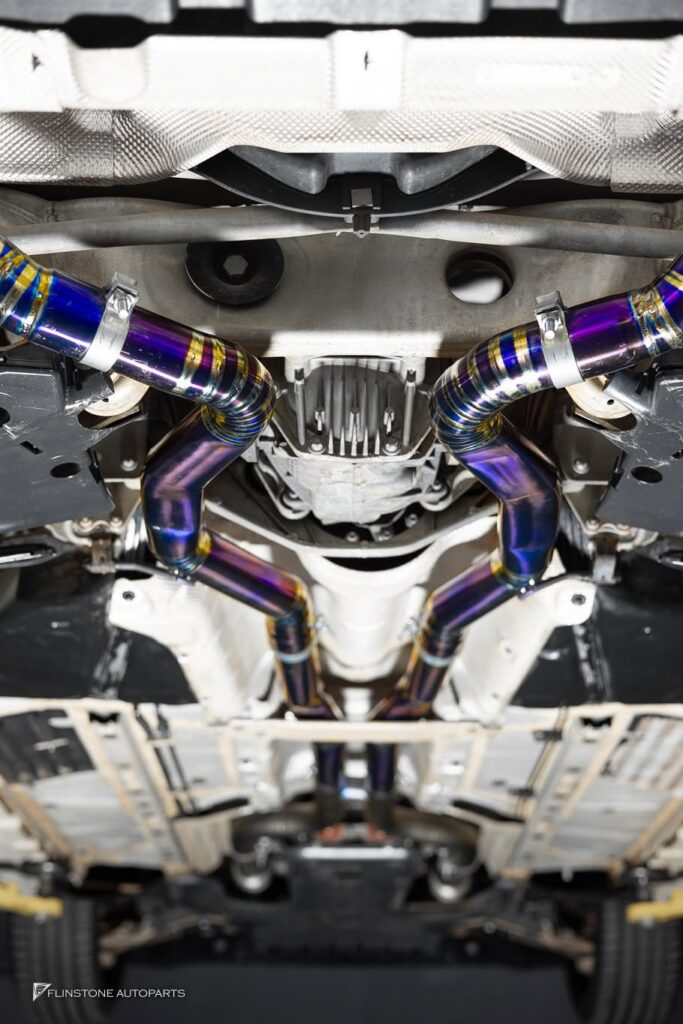 Mercedes-Benz C217 S-Class Coupe USUS Titanium Exhaust big set including Downpipe with Tuning Stage 2