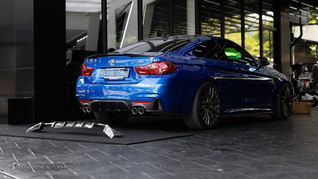 carbon rear diffuser for BMW F32 Series 4 style M Performance