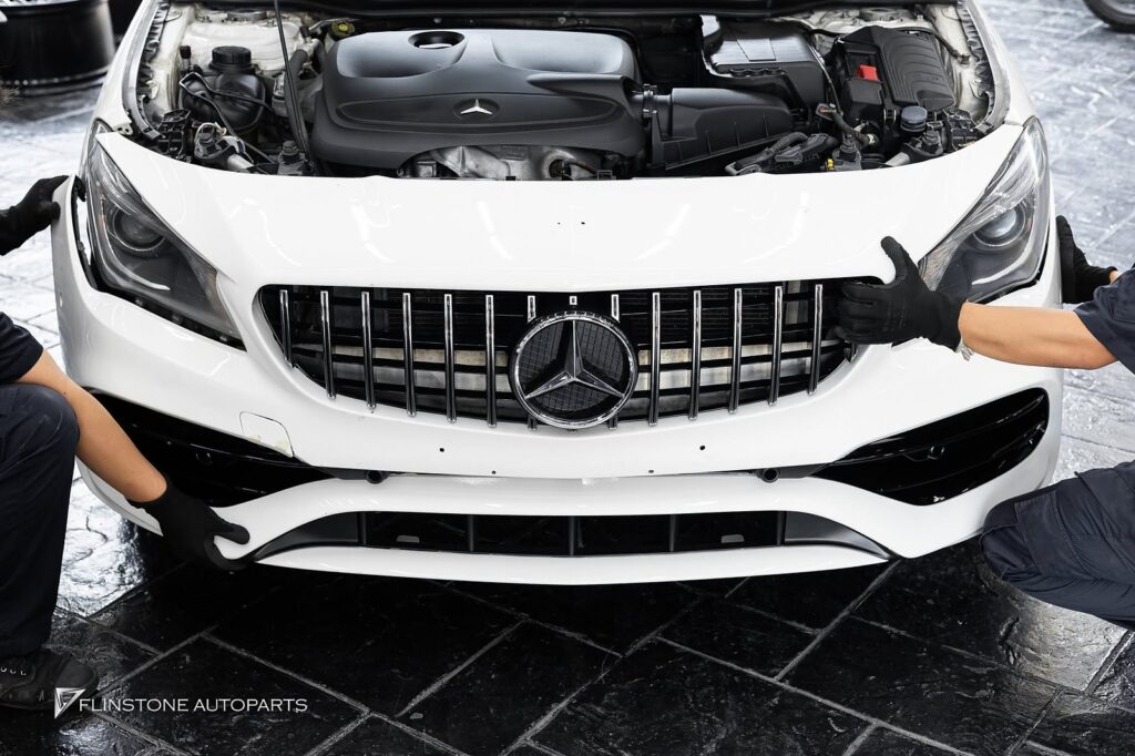 Mercedes-Benz W117 CLA-Class CLA45 AMG Front Bumper + GT Panamericana Front Grille