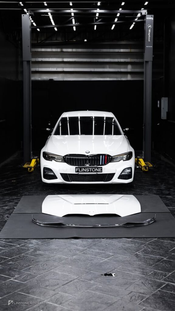 BMW G20 Series 3 2025 GTS Engine Bonnet + M Performance Carbon Fiber Front Lip